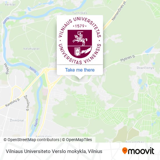 Vilniaus Universiteto Verslo mokykla map