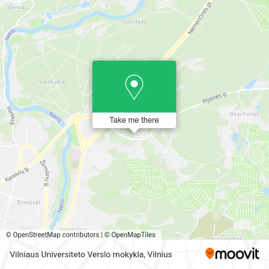 Карта Vilniaus Universiteto Verslo mokykla