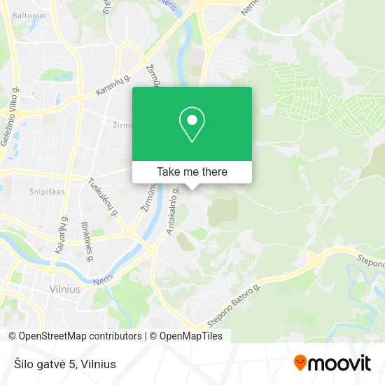 Карта Šilo gatvė 5