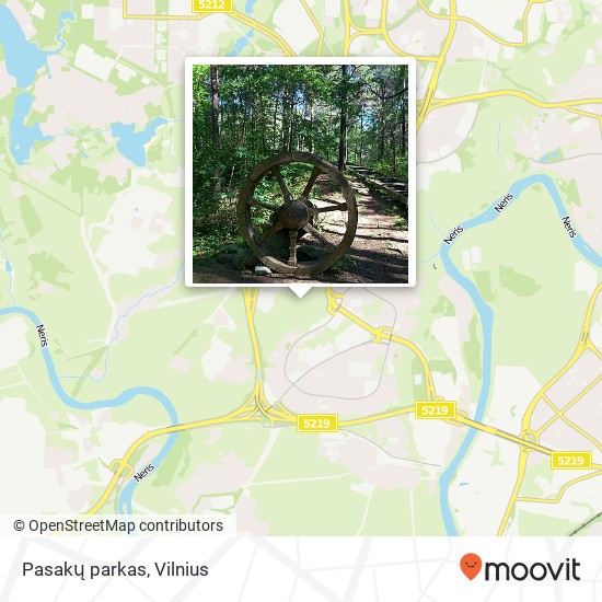 Pasakų parkas map