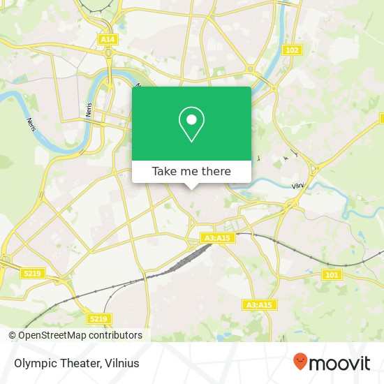 Olympic Theater map