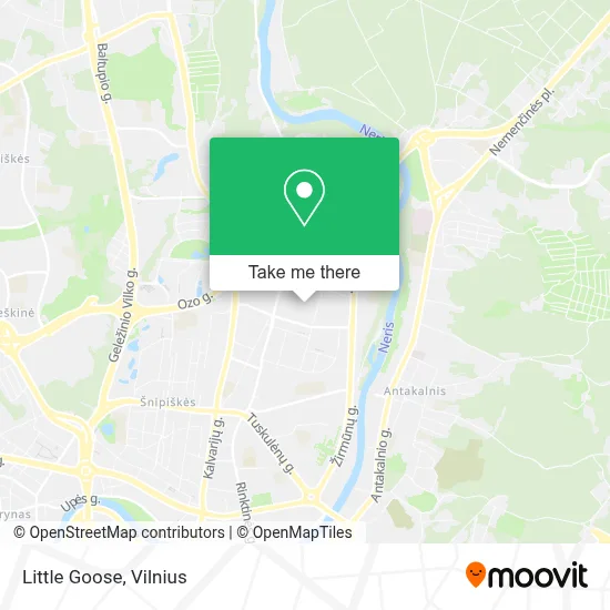 Little Goose map