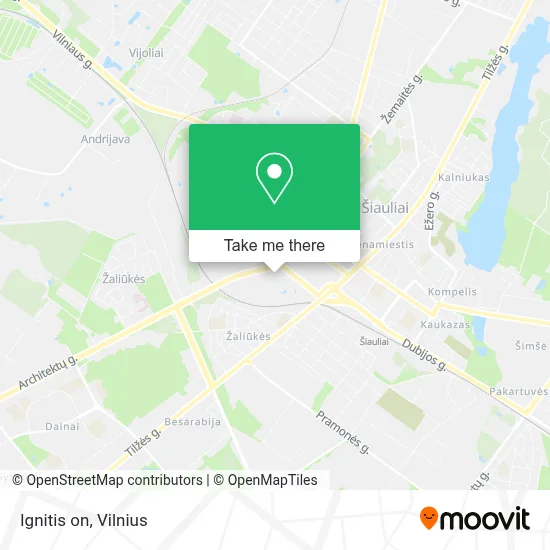 Ignitis on map