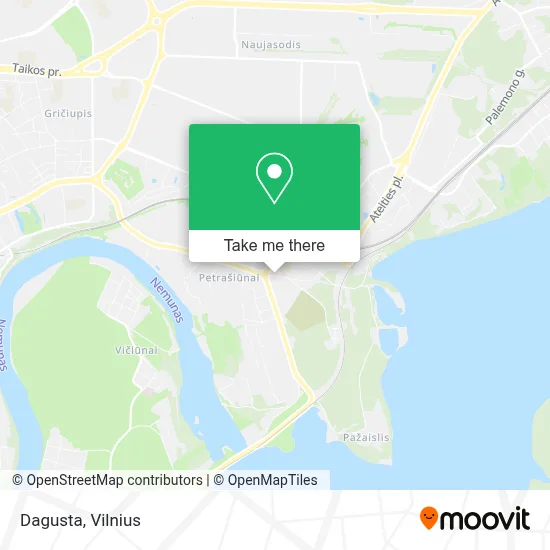 Dagusta map