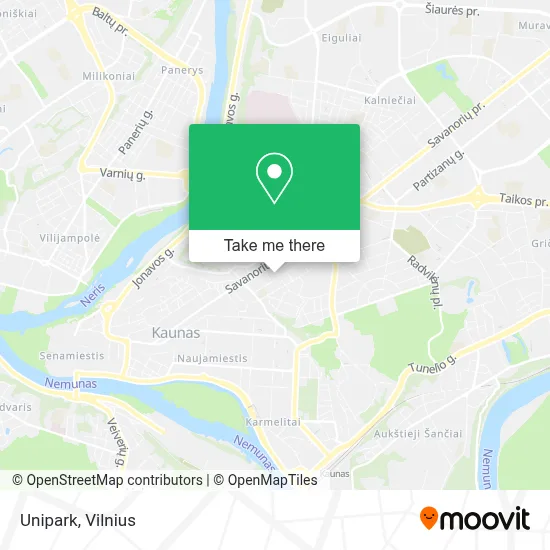 Unipark map