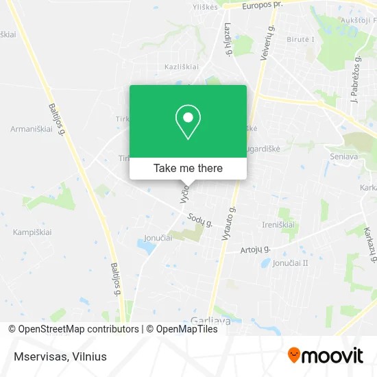 Mservisas map