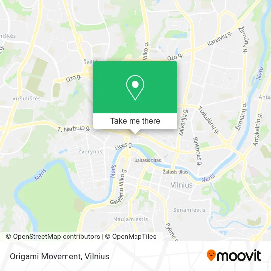 Origami Movement map