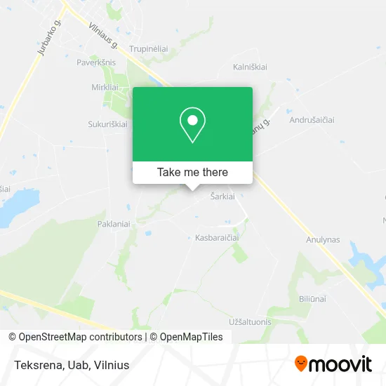 Teksrena, Uab map