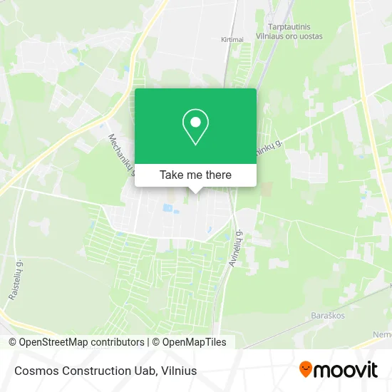 Cosmos Construction Uab map