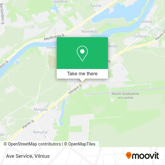 Ave Service map