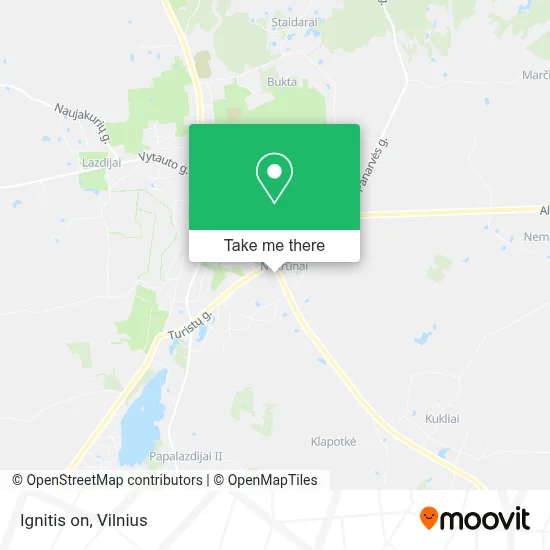 Ignitis on map