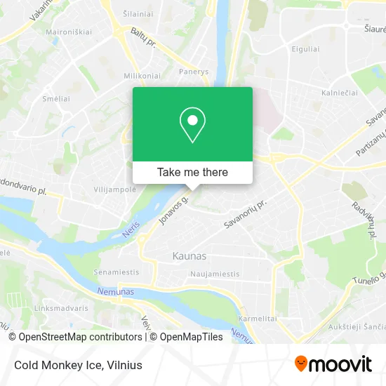 Cold Monkey Ice map