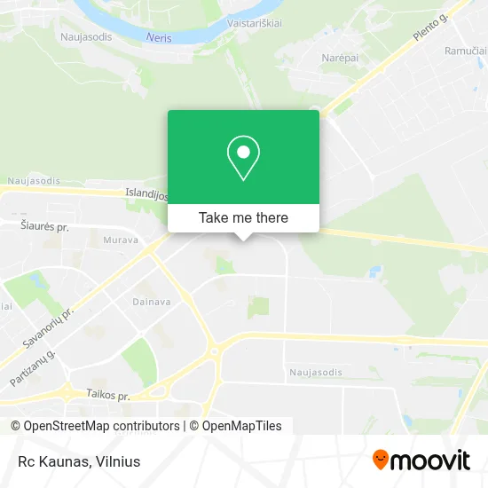 Rc Kaunas map