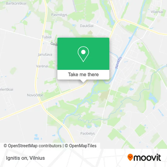 Ignitis on map