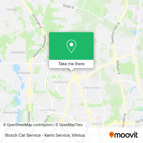 Bosch Car Service - Kemi Service map