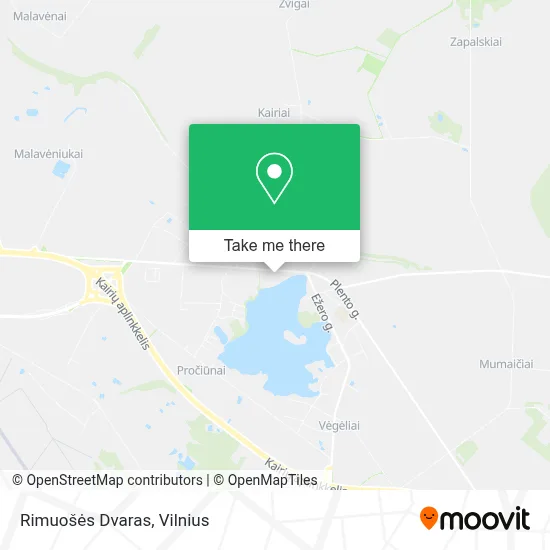 Rimuošės Dvaras map