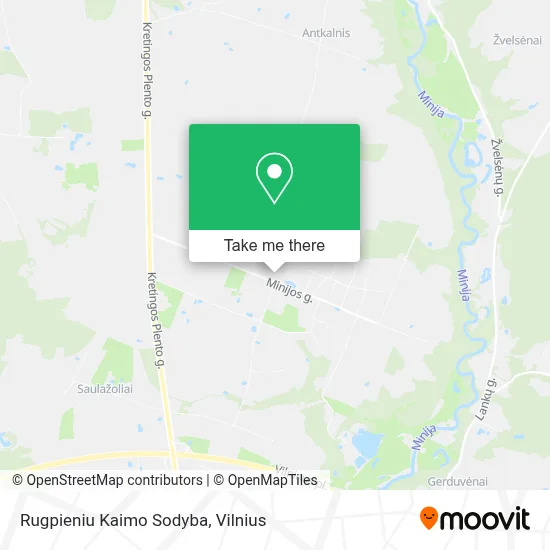 Rugpieniu Kaimo Sodyba map