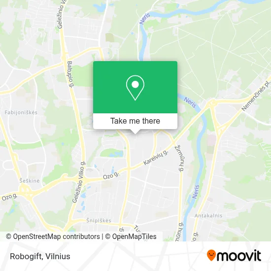 Robogift map