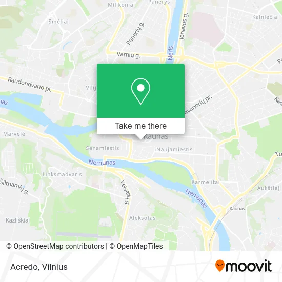 Acredo map