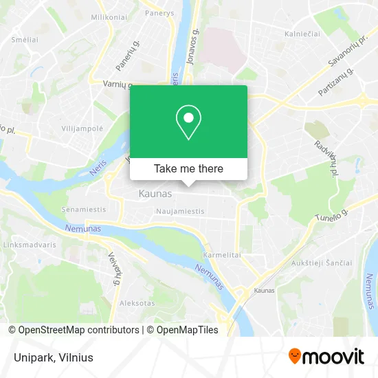 Unipark map