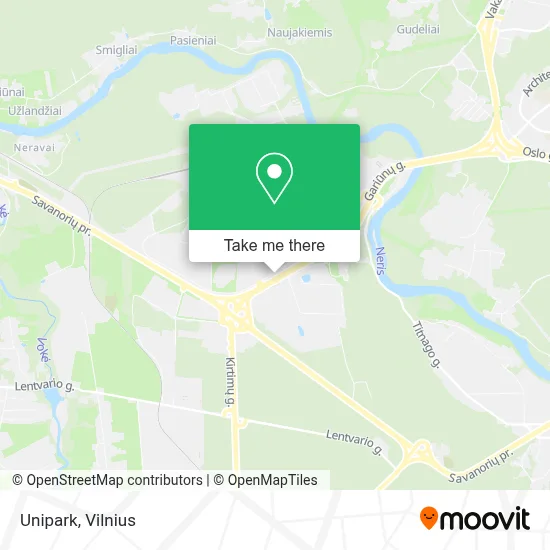Unipark map