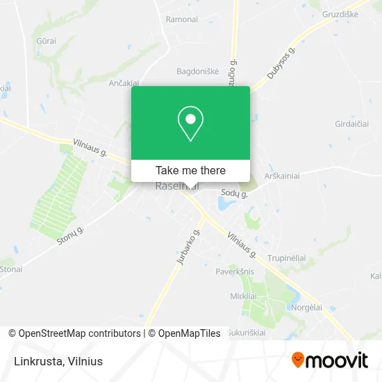 Linkrusta map