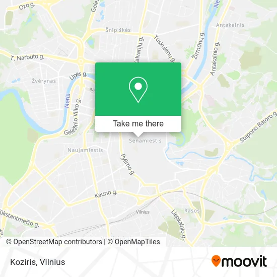 Koziris map