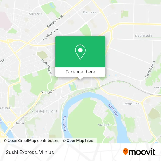 Sushi Express map