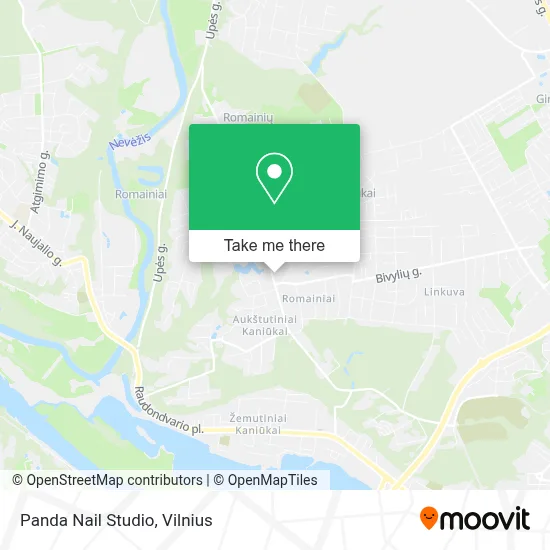 Panda Nail Studio map
