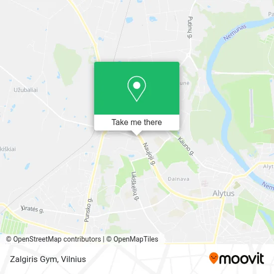 Zalgiris Gym map