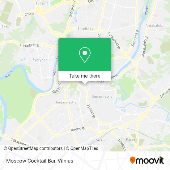 Moscow Cocktail Bar map