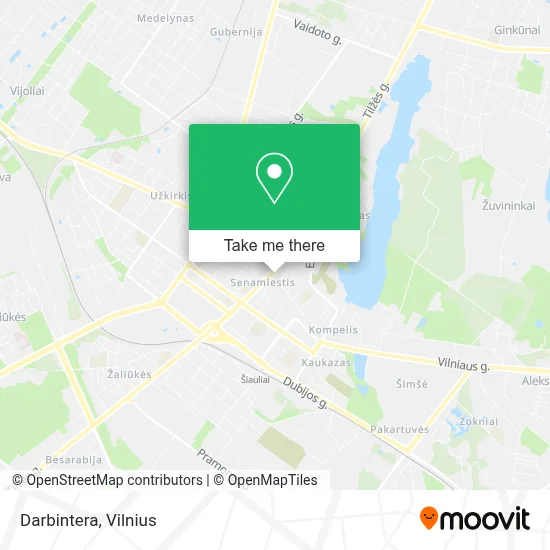 Darbintera map