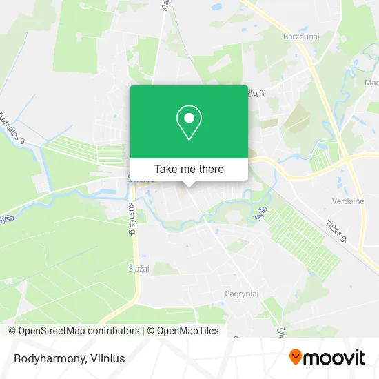 Bodyharmony map