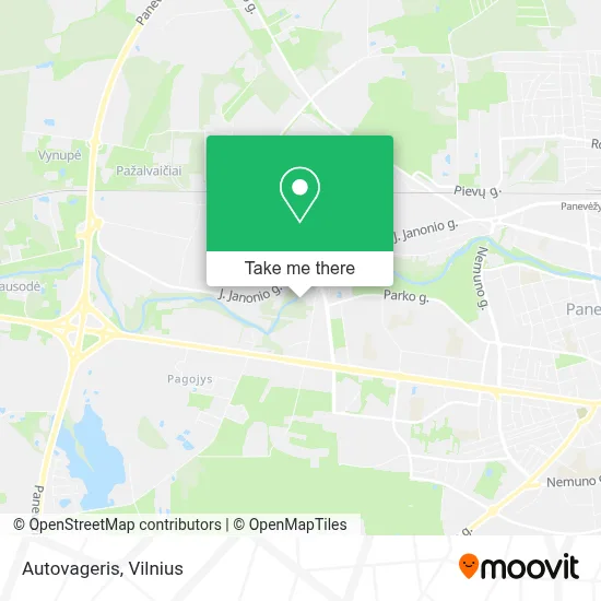 Autovageris map
