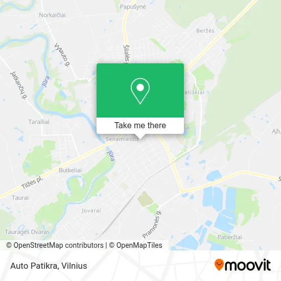 Auto Patikra map