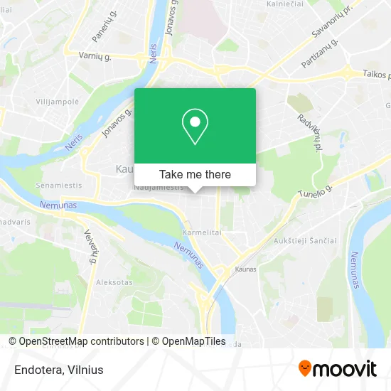 Endotera map