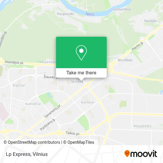 Lp Express map
