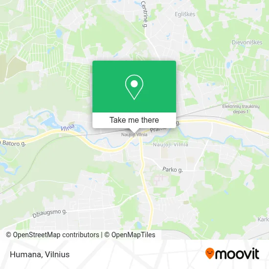 Humana map