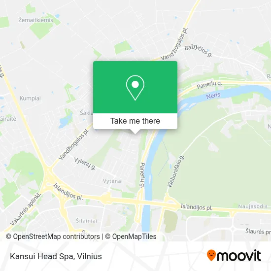 Kansui Head Spa map
