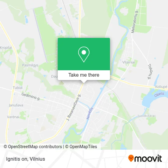 Ignitis on map