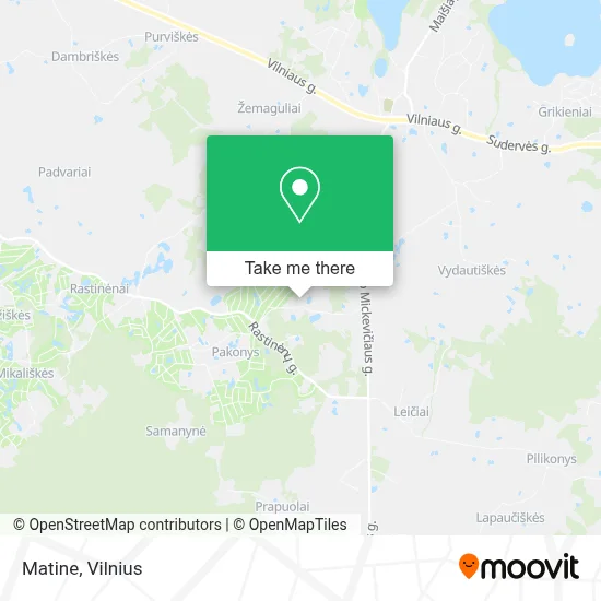 Matine map
