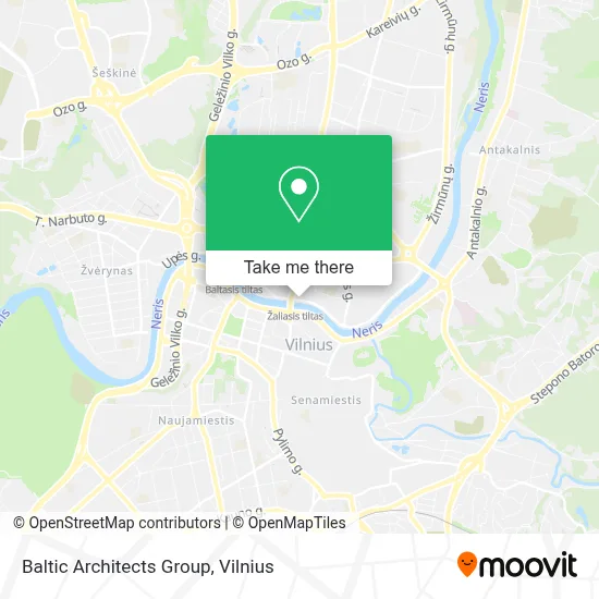 Baltic Architects Group map