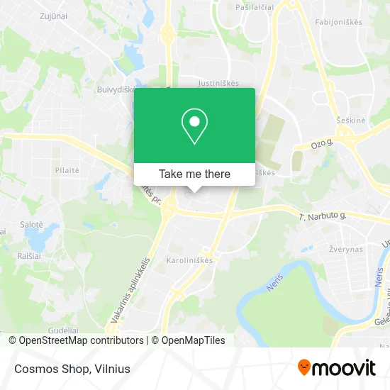 Cosmos Shop map