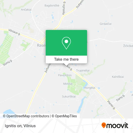 Ignitis on map