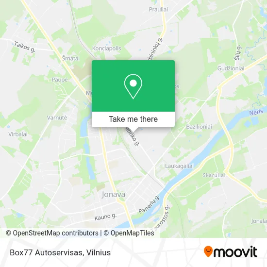 Box77 Autoservisas map