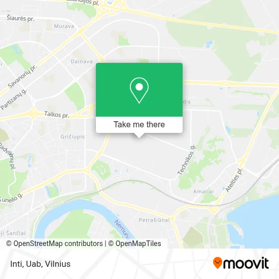 Inti, Uab map