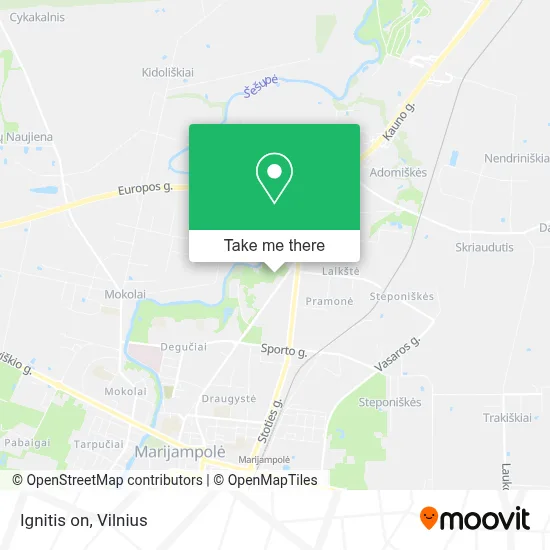 Ignitis on map
