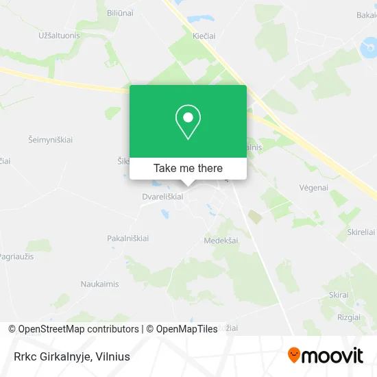 Rrkc Girkalnyje map