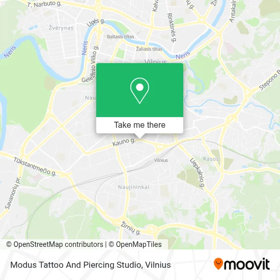Modus Tattoo And Piercing Studio map