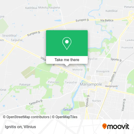 Ignitis on map